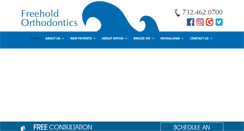 Desktop Screenshot of freeholdortho.com