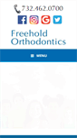 Mobile Screenshot of freeholdortho.com